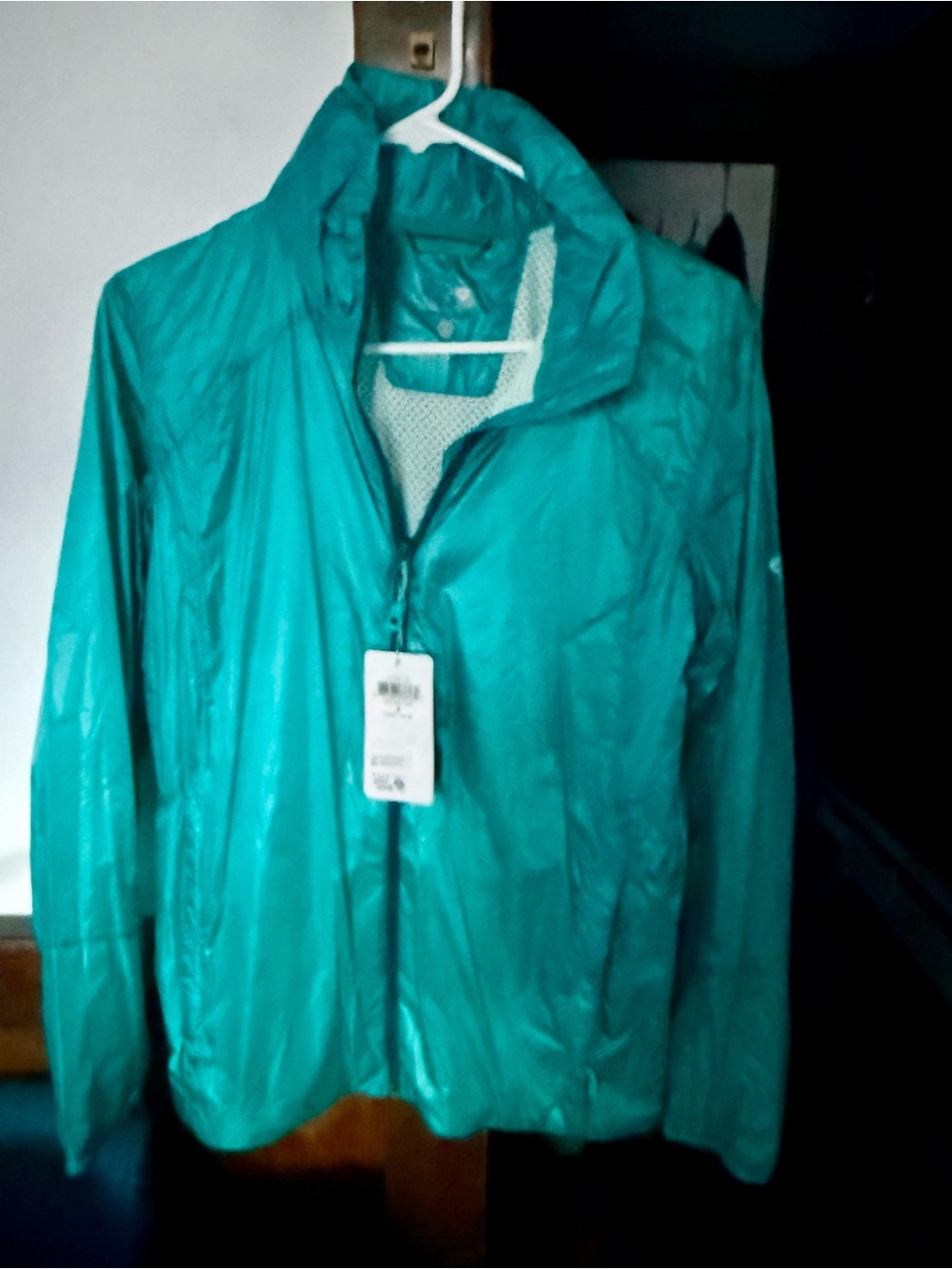 Mountain Hardwear Women's Teal Packable Jacket